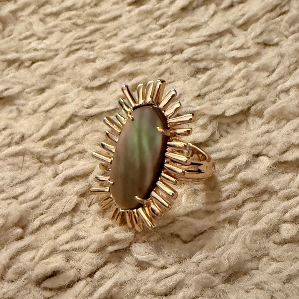 Kendra Scott Havana Rose Gold Mother of Pearl Ring